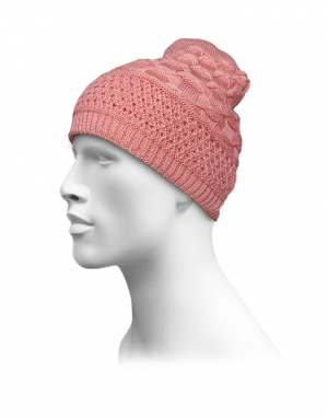 Unisex acrylic  self Designer Cap peach